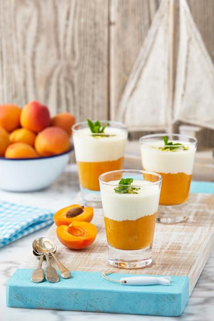 Apricot Panna Cotta